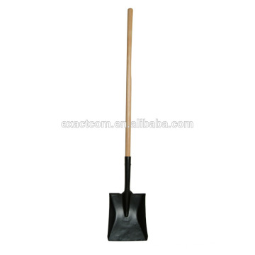 GARDEN TOOL TEMPERED STEEL SQUARE POINT SHOVEL